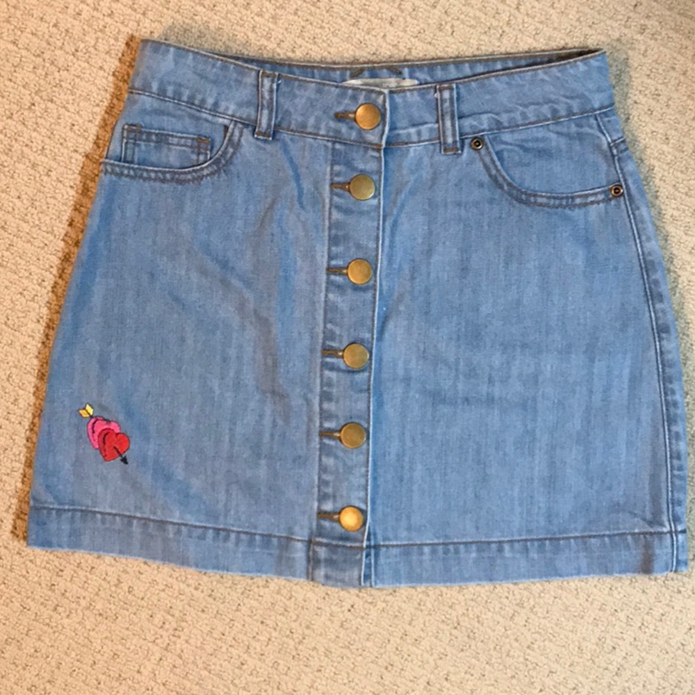 Denim skirt